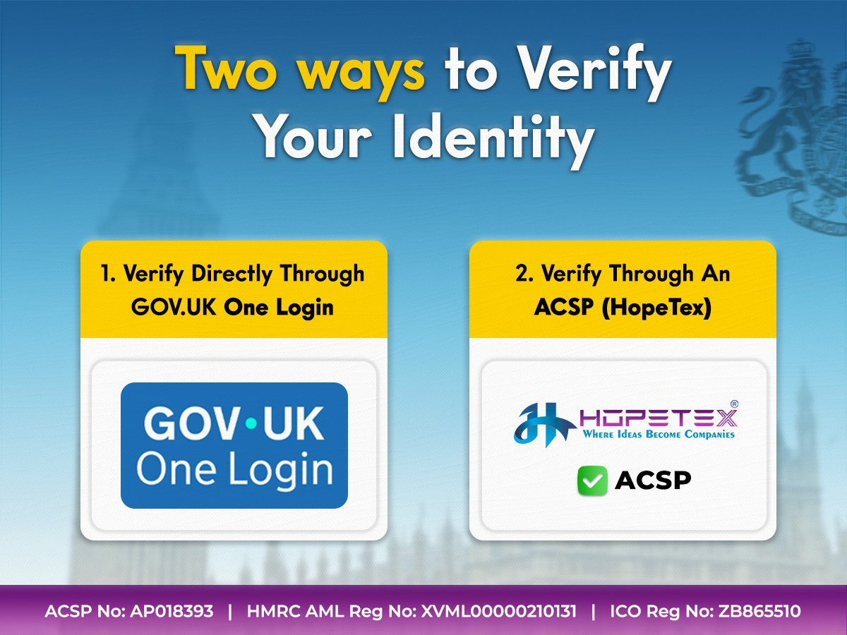 UK Companies House identity verification process step by step
